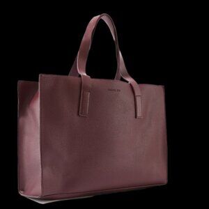 Rachel Zoe Arialith Knot Tote Bordeaux/Wine Red 16.25" x 5.50" x 12 Vegan NWT